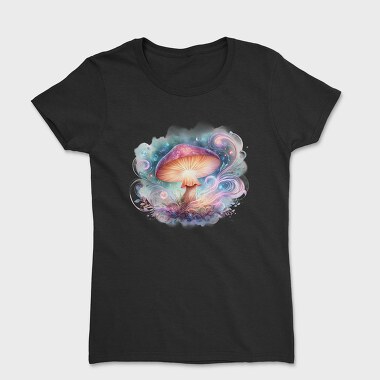 Fantasy Mushroom Swirls, Tricou Femei