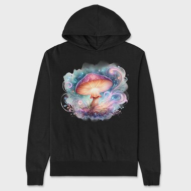 Fantasy Mushroom Swirls, Hanorac Oversize Barbati (Unisex)