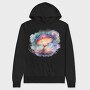 Fantasy Mushroom Swirls, Hanorac Oversize Barbati (Unisex)