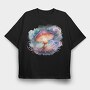 Fantasy Mushroom Swirls, Tricou Oversize Barbati (Unisex)