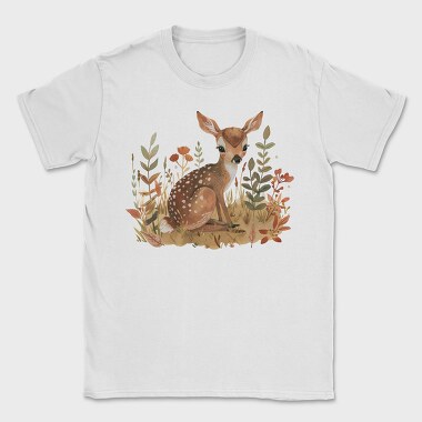 Fawn In Foliage, Tricou Barbati (Unisex)