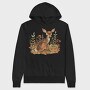 Fawn In Foliage, Hanorac Oversize Barbati (Unisex)