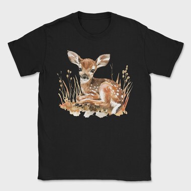 Fawn In Grass, Tricou Barbati (Unisex)