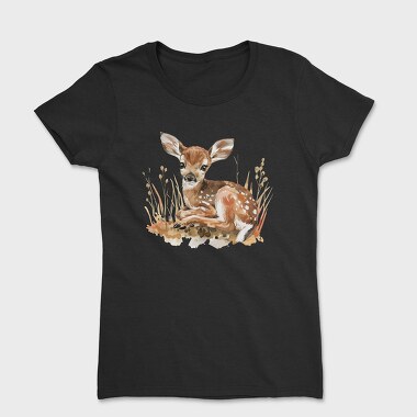 Fawn In Grass, Tricou Femei