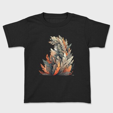 Feather Bushes Illustration, Tricou Copii