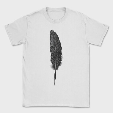 Feather Gothic Ink, Tricou Barbati (Unisex)