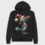 Feathery Christmas Belle, Hanorac Oversize Barbati (Unisex)