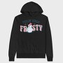 Feelin Frosty Snowman, Hanorac Oversize Barbati (Unisex)