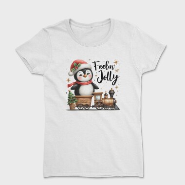 Feelin Jolly Penguin, Tricou Femei