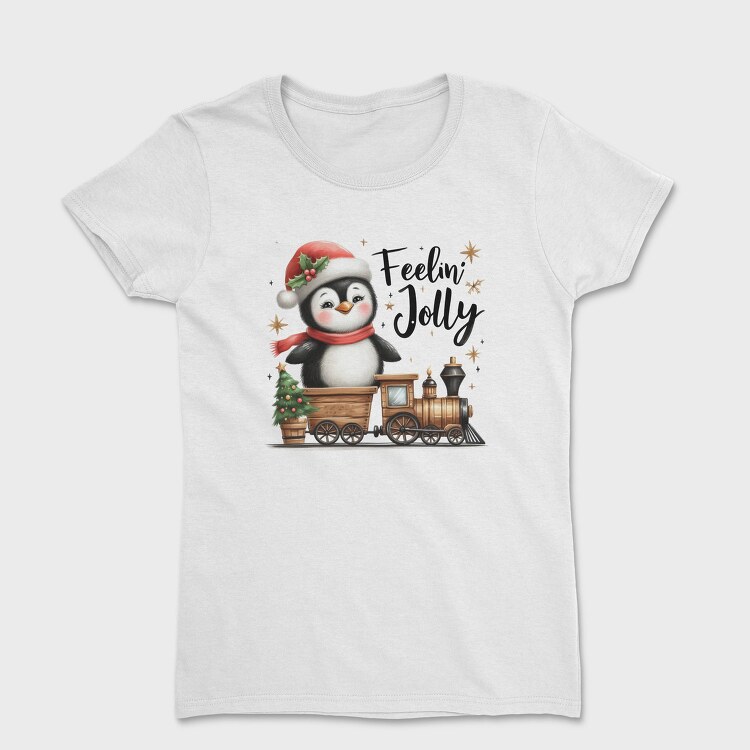 Feelin Jolly Penguin, Tricou Femei