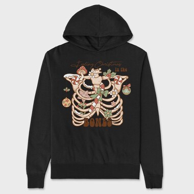 Feeling Christmas In The Bones, Hanorac Oversize Barbati (Unisex)