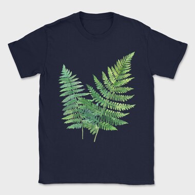 Fern Leaf Clipart, Tricou Barbati (Unisex)