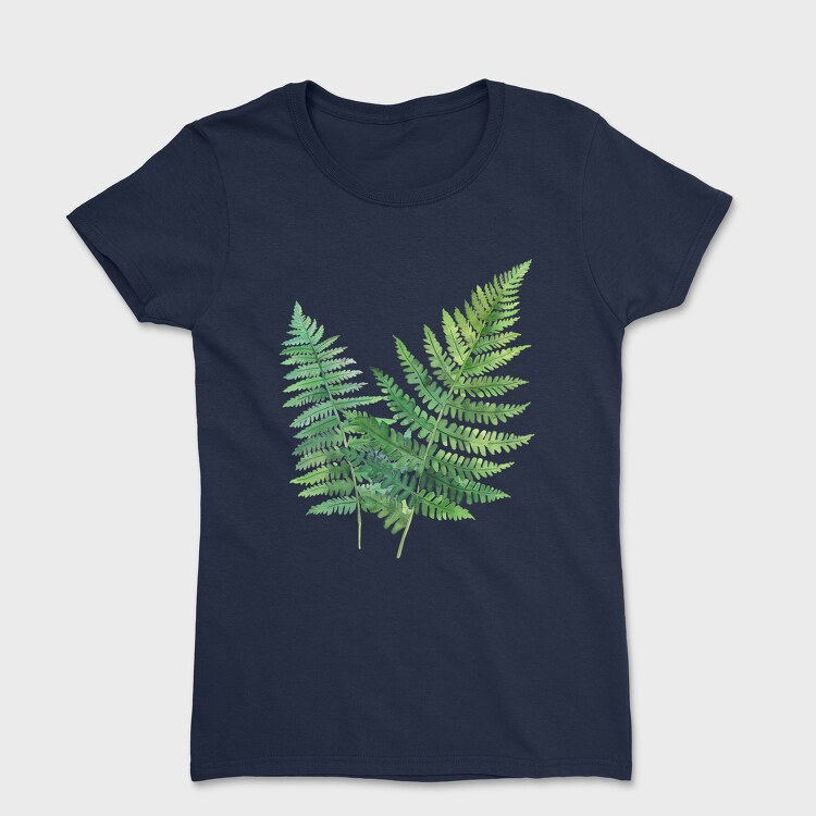 Fern Leaf Clipart, Tricou Femei