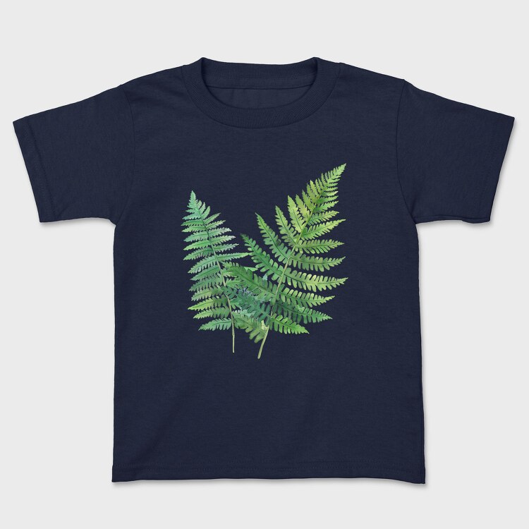 Fern Leaf Clipart, Tricou Copii