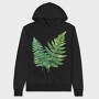 Fern Leaf Clipart, Hanorac Oversize Barbati (Unisex)