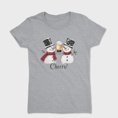 Festive Drink Toast, Tricou Femei