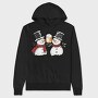 Festive Drink Toast, Hanorac Oversize Barbati (Unisex)