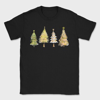 Festive Fir Bright Stars, Tricou Barbati (Unisex)