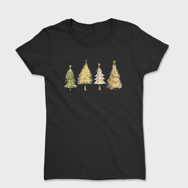Festive Fir Bright Stars, Tricou Femei
