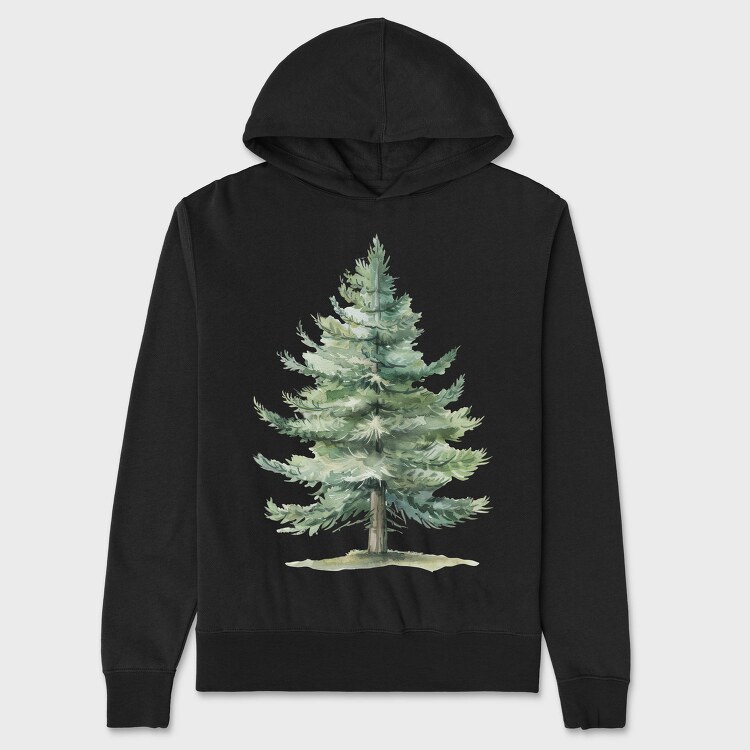 Fir Tree Clipping, Hanorac Oversize Barbati (Unisex)