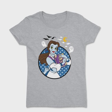 Skeleton Belle Book, Tricou Femei