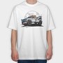 Towtruck Teeth Rescue, Tricou Oversize Barbati (Unisex)