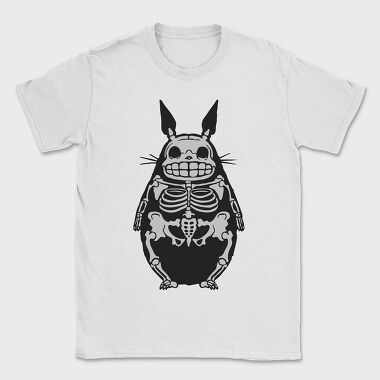 Skeleton Totoro, Tricou Barbati (Unisex)