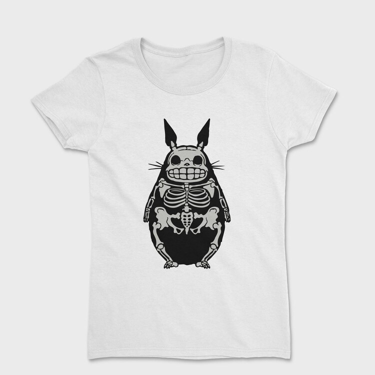 Skeleton Totoro, Tricou Femei
