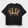 Wolf Eyes Roar, Tricou Oversize Barbati (Unisex)