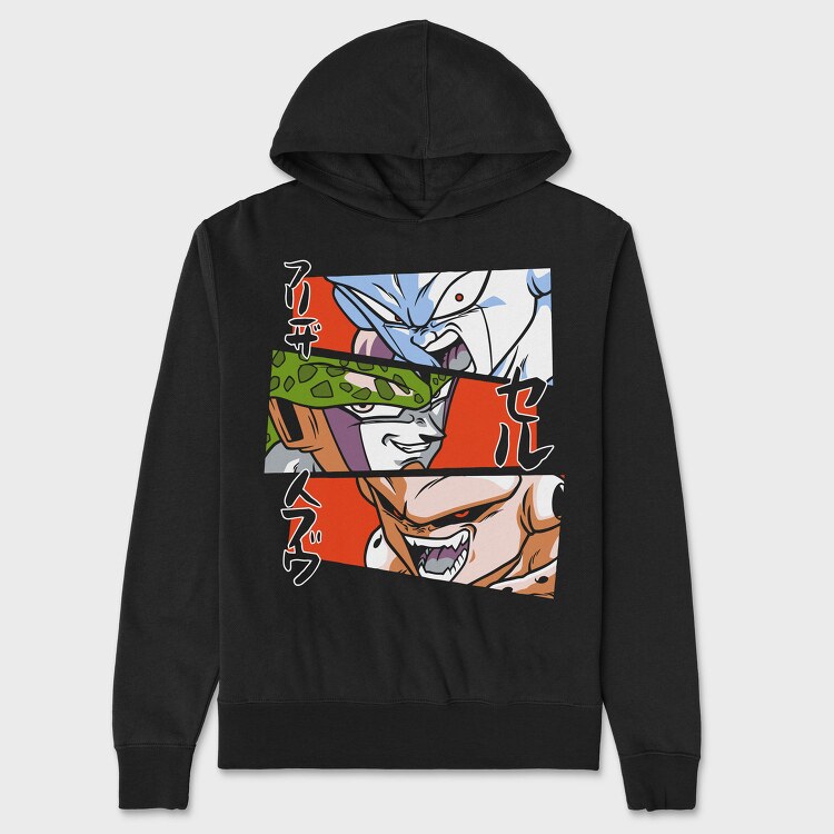 Wolf Howl Roar, Hanorac Oversize Barbati (Unisex)