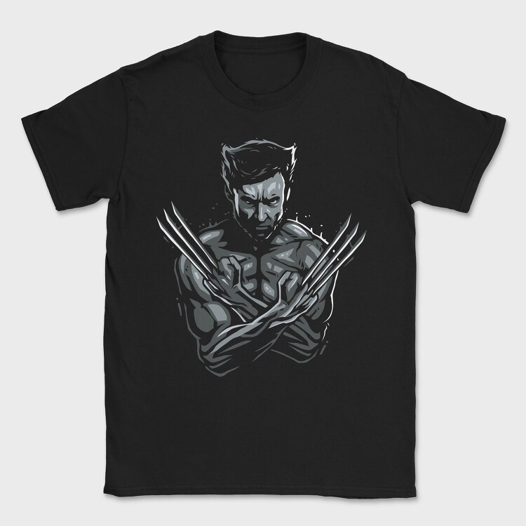 Wolverine Claws Out 1, Tricou Barbati (Unisex)