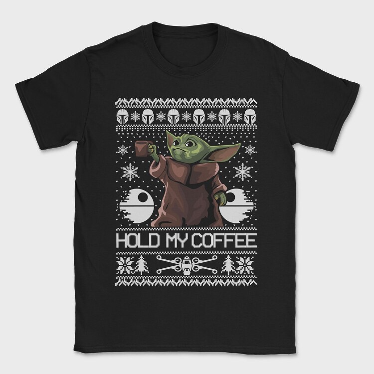 Yoda Coffee Sweater, Tricou Barbati (Unisex)