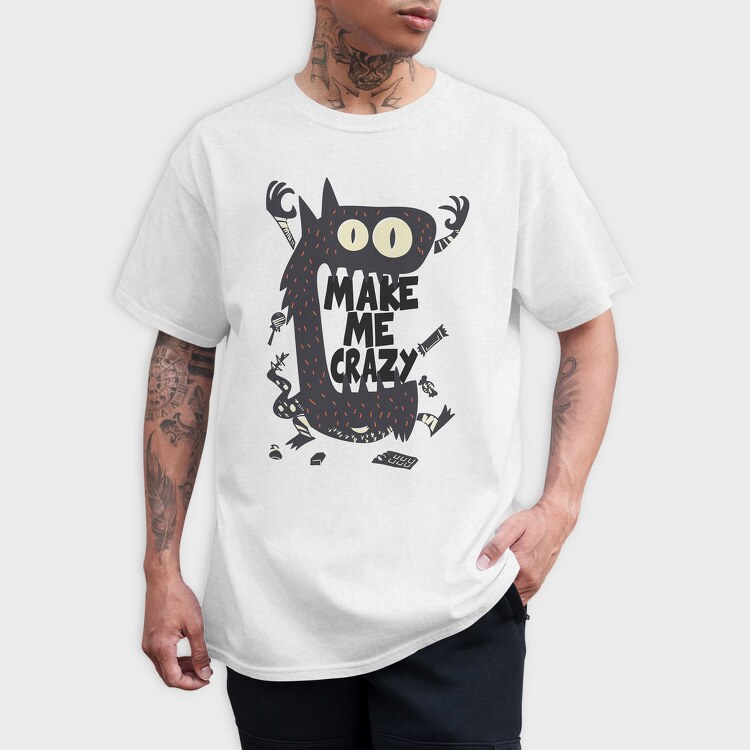 Crazy Cat Candy, Tricou Barbati (Unisex)