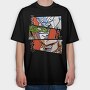 Wolf Howl Roar, Tricou Oversize Barbati (Unisex)