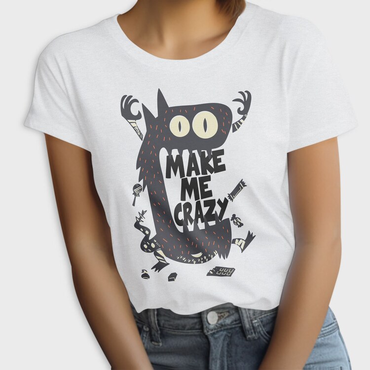 Crazy Cat Candy, Tricou Femei