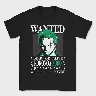 Zoro Green Grin, Tricou Barbati (Unisex)