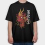 Dragon Fire Roar, Tricou Oversize Barbati (Unisex)