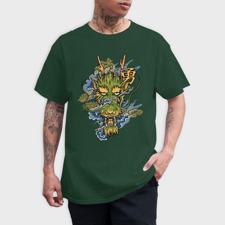 Dragon Roar Courage, Tricou Barbati (Unisex)
