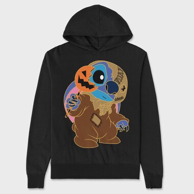 Pumpkin Scarecrow, Hanorac Oversize Barbati (Unisex)