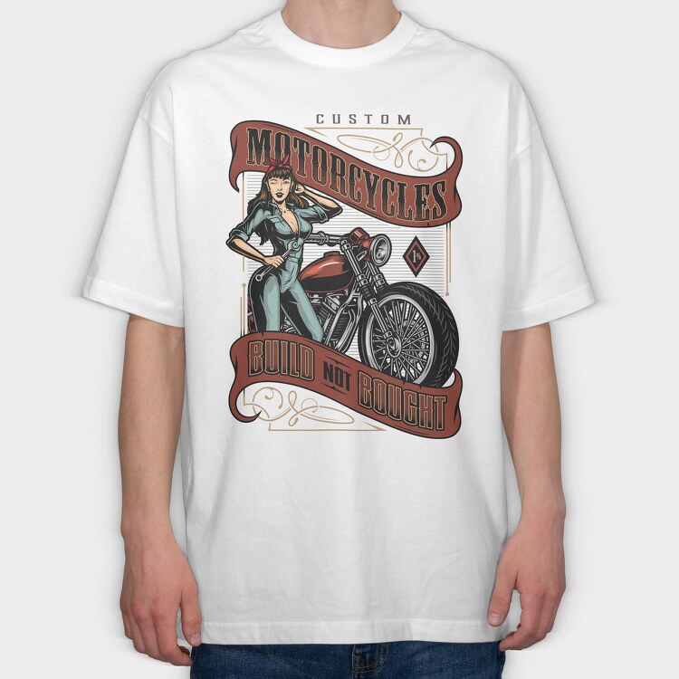 Custom Build Not Bought, Tricou Oversize Barbati (Unisex)