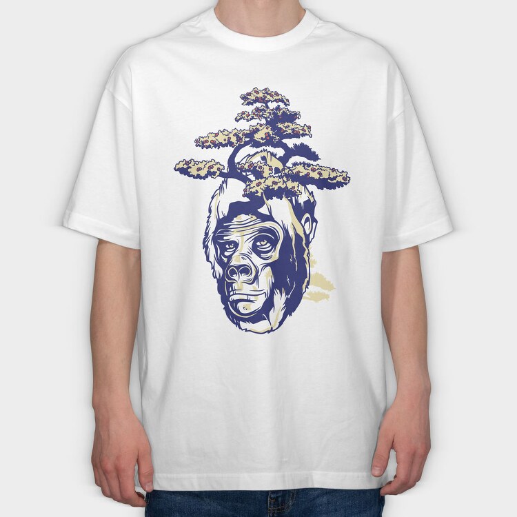 Tree Head Scream, Tricou Oversize Barbati (Unisex)