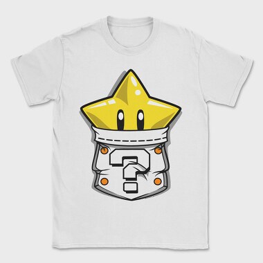 Question Mark Star, Tricou Barbati (Unisex)