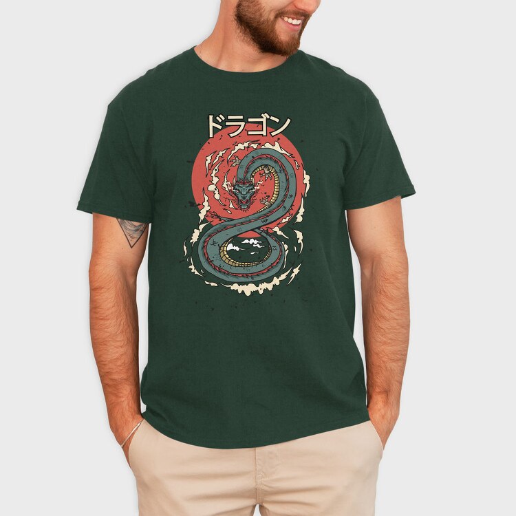 Dragon Sun, Tricou Barbati (Unisex)