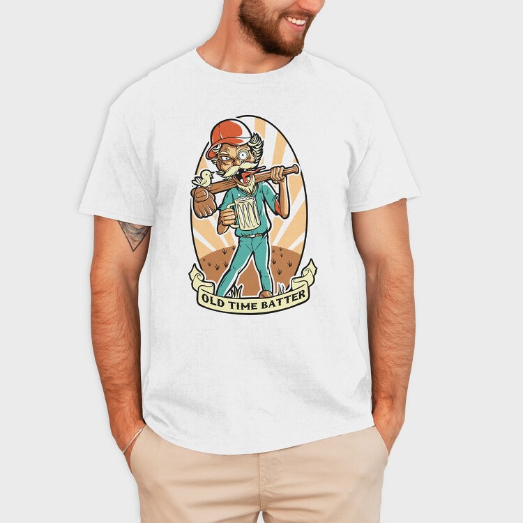 Old Time Batter, Tricou Barbati (Unisex)