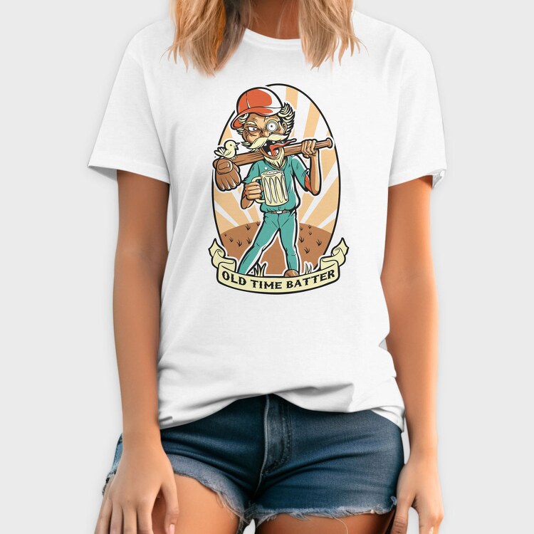 Old Time Batter, Tricou Barbati (Unisex)