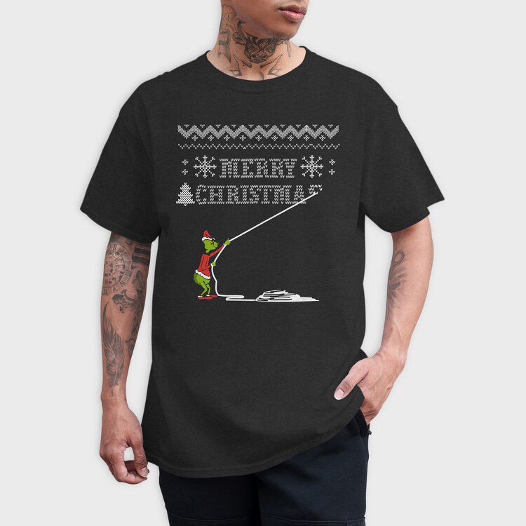 Grinchy Holiday Cheer, Tricou Barbati (Unisex)