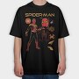 Spider Tech Suit, Tricou Oversize Barbati (Unisex)