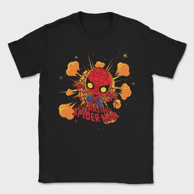 Spiderman Blast, Tricou Barbati (Unisex)