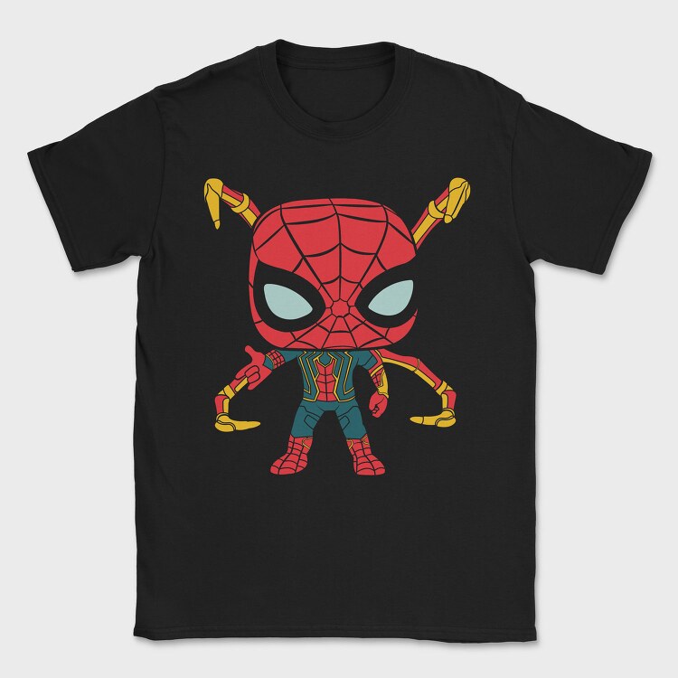 Spiderman Chibi, Tricou Barbati (Unisex)