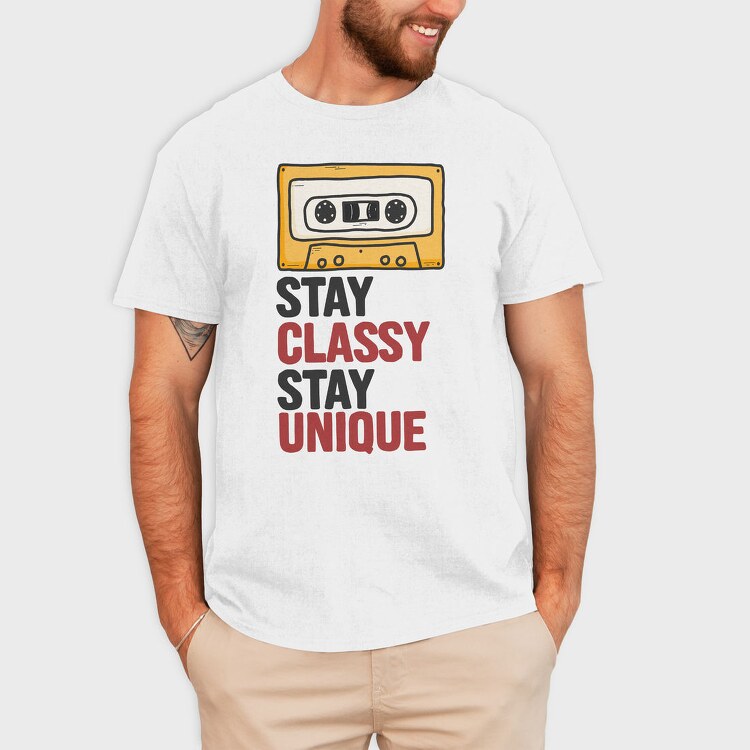 Stay Classy Unique 1, Tricou Barbati (Unisex)